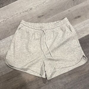 NWT Zenana Outfitters Light Gray Athletic Lounge Shorts
